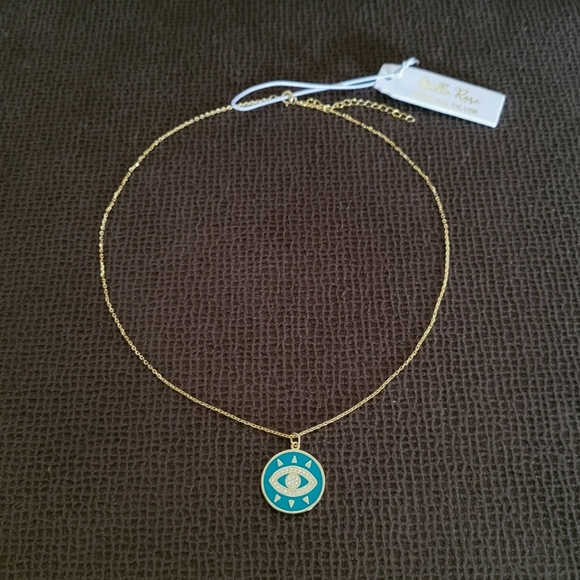 Stella Rose🌹Evil😈 Eye👁 Pendant Necklace - NWT - Picture 2 of 12